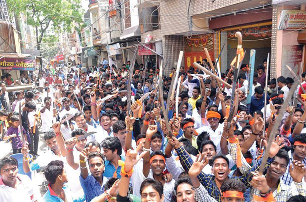 अधर्म का धर्म:  त्रिलोकपुरी में अगस्त के महीने में हुई विहिप की एक रैली