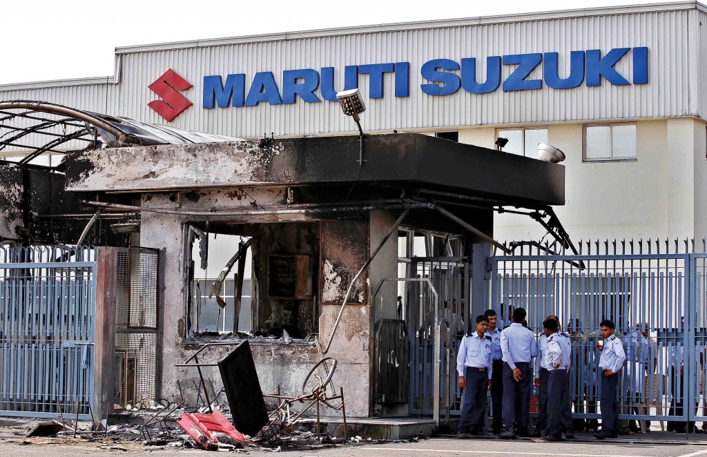 India Maruti Suzuki Labor Unrest