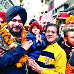 Congress campaign in Amritsar.
