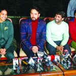 Wrestlers meet Sports Minister