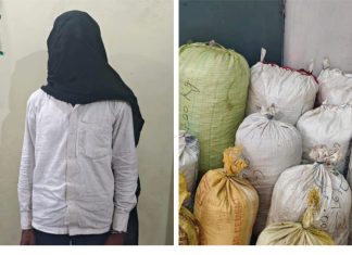 बिहार पुलिस ने 100 किलो डोडा के साथ 54 किलो गांजा पकड़ा