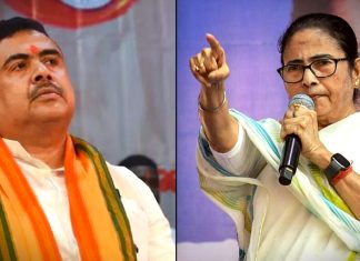 बंगाल चुनाव में दिदी vs शुभेंदु की जोरदार टक्कर, ममता ने 291 उम्मीदवार उतारे ममता को घेरने के लिए सुवेंदु दो जगह भवानीपुर और नंदीग्राम से उम्मीदवार