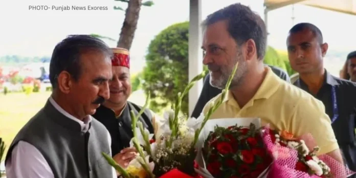 Rahul Gandhi at Kangra District, Himachal Pradesh. | Image Source: Itfdmedia