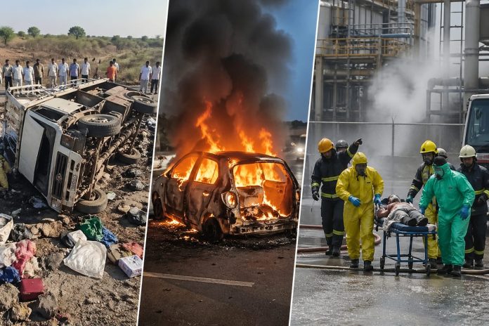 देश में 3 बड़े हादसों से मचा हड़कंप... | AI Image