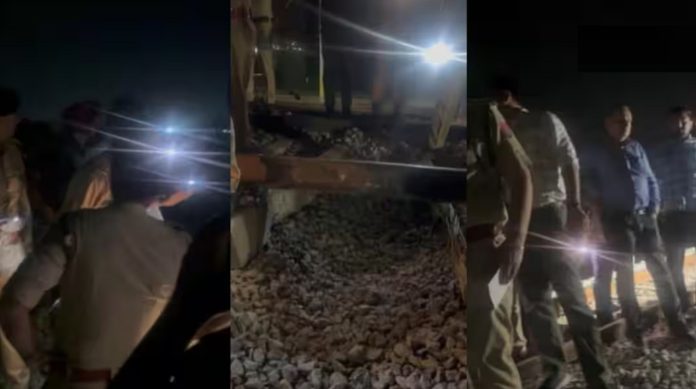 साजिश का संकेत: राजपुरा-शंभू रेलवे लाइन पर ब्लास्ट (Photo Source- ABP)