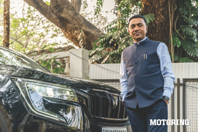 CM Pramod Sawant | photo source : motoringworld.in
