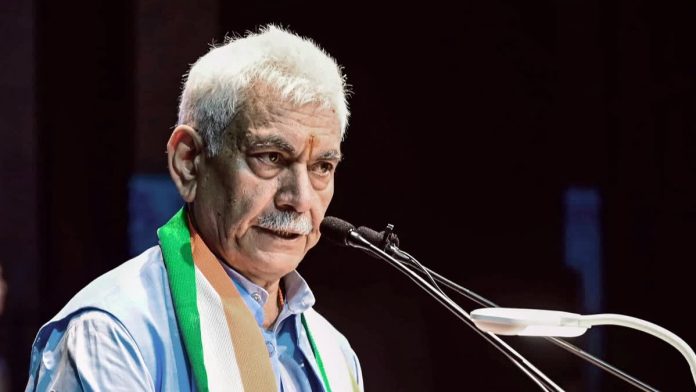 जम्मू-कश्मीर में खेल और युवा जुड़ाव को लेकर Manoj Sinha का बड़ा संदेश... | Image Source: File photo of J&K LG Manoj Sinha (ANI)