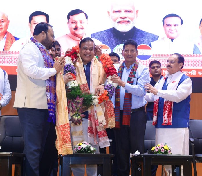 विधायक दल की मुहर : हिमंता बिस्वा सरमा को एक बार फिर सर्वसम्मति से चुना गया नेता …Pic Credit : Himanta Biswa Sarma/Facebook
