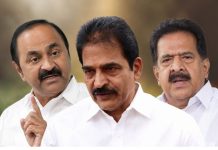 Kerala की सत्ता का पेच: 24 घंटे में सुलझ सकती है CM पद की गुत्थी सतीशन, चेन्निथला और वेणुगोपाल के बीच त्रिकोणीय मुकाबला; दिल्ली में कांग्रेस आलाकमान की मैराथन बैठकों का दौर शुरू… (Pic Credit: Official Social Media)