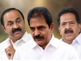 Kerala की सत्ता का पेच: 24 घंटे में सुलझ सकती है CM पद की गुत्थी सतीशन, चेन्निथला और वेणुगोपाल के बीच त्रिकोणीय मुकाबला; दिल्ली में कांग्रेस आलाकमान की मैराथन बैठकों का दौर शुरू… (Pic Credit: Official Social Media)