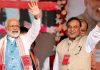 Assam में मोदी-हिमंत का जादू: कांग्रेस साफ! • तीसरी बार भाजपा: हिमंत का कड़ा नेतृत्व और पहचान की राजनीति विपक्ष के बिखरे एजेंडे पर भारी पड़ी… Pic Source : PTI/File