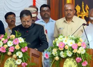 रंगासामी 5वीं बार बने पुडुचेरी के CM रंगासामी का 'पंच': भाजपा-एआईएनआरसी गठबंधन ने संभाली केंद्र शासित प्रदेश की कमान… Photo | PTI