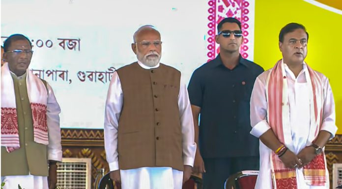 मोदी-शाह की मौजूदगी में सरमा ने रचा इतिहास; 102 सीटों के प्रचंड जनादेश के साथ असम में एनडीए की 'विजयी हैट्रिक' का आगाज…. Photo | PTI