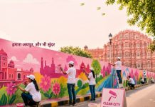 बोल उठीं दीवारें: ‘Rang De Gulabi’ अभियान से निखरा Jaipur का कोना-कोना जयपुर का गुलाबी उत्सव : जयपुर नगर निगम की पहल से बदली शहर की सूरत…Pic Credit : Social Media