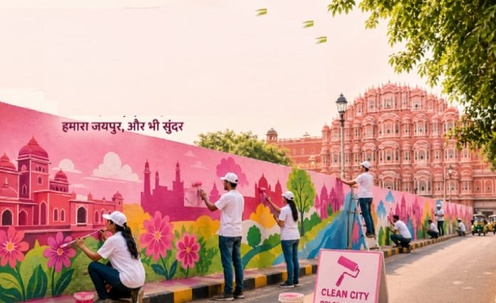जयपुर का गुलाबी उत्सव : जयपुर नगर निगम की पहल से बदली शहर की सूरत…Pic Credit : Social Media