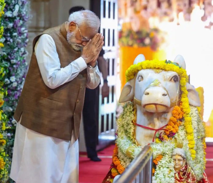 झुकेगा नहीं भारत: सोमनाथ अमृत महोत्सव को प्रधानमंत्री Modi ने बताया भविष्य का रोडमैप…Pic Source: Narendra Modi/ X