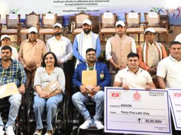 हरियाणा के मुख्यमंत्री ने 198 खिलाड़ियों को 20.59 करोड़ रुपये की नकद पुरस्कार राशि से किया सम्मानित