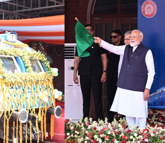 देश की पहली हाइड्रोजन ईंधन चालित यात्री ट्रेन को हरी झंडी