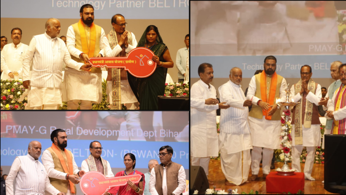 पटना में कृषि जनकल्याण संवाद अभियान के दौरान किसानों को संबोधित करते शिवराज सिंह चौहान