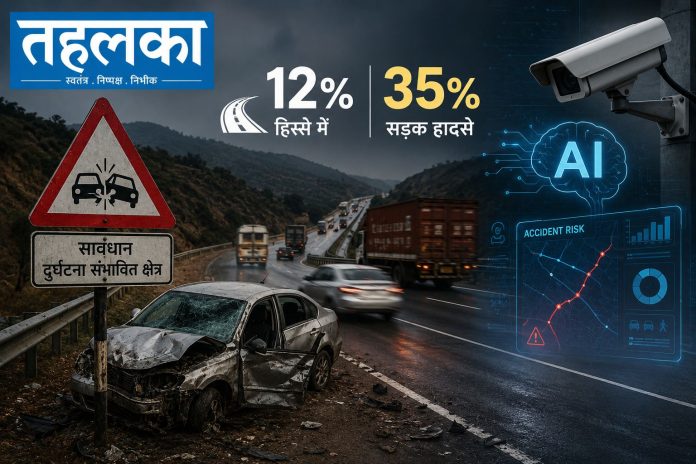 भारत के खतरनाक राष्ट्रीय राजमार्गों पर सड़क सुरक्षा और AI निगरानी