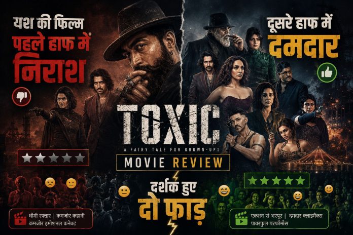 यश की फिल्म ने बांटा दर्शकों को, पहले हाफ पर सवाल, दूसरे हाफ की तारीफ यश की फिल्म ने बांटा दर्शकों को, पहले हाफ पर सवाल, दूसरे हाफ की तारीफ