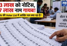 “33 लाख को नोटिस, 47 लाख नाम गायब! Delhi की Voter List में आखिर चल क्या रहा है?” “33 लाख को नोटिस, 47 लाख नाम गायब! Delhi की Voter List में आखिर चल क्या रहा है?”