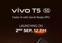 vivo T5 5G भारत में लॉन्च: 7,050mAh बैटरी, 144Hz कर्व्ड AMOLED और Dimensity 7500 Turbo के साथ आया मिड-रेंज पावरहाउस