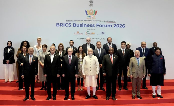brics summit2026 भारत मंडपम में BRICS समिट 2026 के पहले दिन नई दिल्ली घोषणापत्र सर्वसम्मति से अपनाया गया