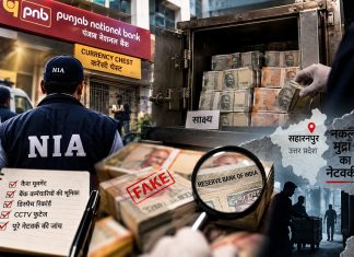 सहारनपुर पीएनबी नकली नोट कांड: 17.29 करोड़ के नकली नोट मामले की जांच एनआईए को, दो नई गिरफ्तारियां सहारनपुर पीएनबी नकली नोट कांड: 17.29 करोड़ के नकली नोट मामले की जांच एनआईए को, दो नई गिरफ्तारियां