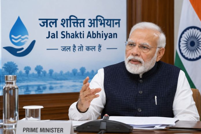 प्रधानमंत्री नरेंद्र मोदी ने भाजपा शासित राज्यों के जल शक्ति मंत्रियों के साथ उच्चस्तरीय समीक्षा बैठक की
