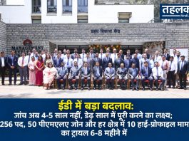 ईडी में बड़ा बदलाव: जांच अब 4-5 साल नहीं, डेढ़ साल में पूरी करने का लक्ष्य प्रवर्तन निदेशालय (ईडी) ने बेंगलुरु कॉन्फ्रेंस में जांच डेढ़ साल में पूरी करने और संगठन विस्तार का बड़ा रोडमैप तैयार किया है