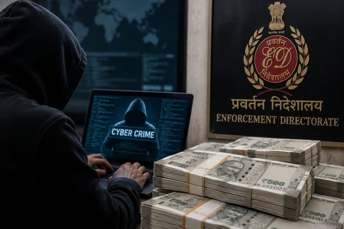 साइबर अपराधियों ने क्रिप्टोकरेंसी फ्रॉड से ₹35,925 करोड़ की ठगी की, ईडी ने ₹12,570 करोड़ की संपत्ति अटैच की