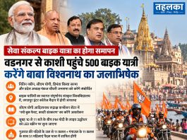 सेवा संकल्प बाइक यात्रा का होगा समापन, वडनगर से काशी पहुंचे 500 बाइक यात्री करेंगे बाबा विश्वनाथ का जलाभिषेक 'सेवा संकल्प बाइक यात्रा' के समापन के लिए वाराणसी पहुँचते मोटरसाइकिल रैली के प्रतिभागी (सांकेतिक तस्वीर)